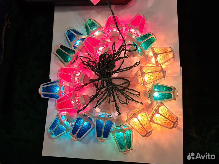 Гирлянда елочная радуга СССР