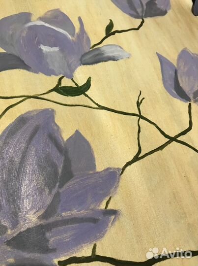 Картина маслом на холсте. «Цветы»