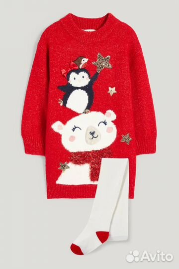 Комплект платье и колготки