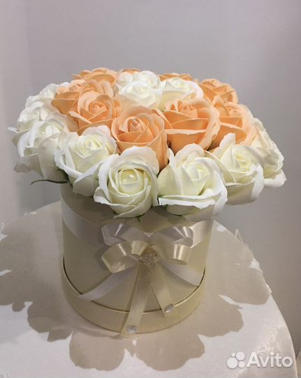 Букеты из мыльных роз