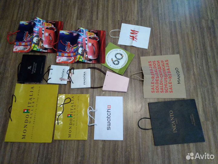 Наклейка пакеты за всё