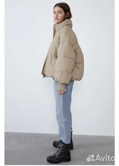 Пуховик oversize зимний Новый