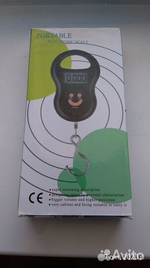 Весы безмен электронные 50 кг новые