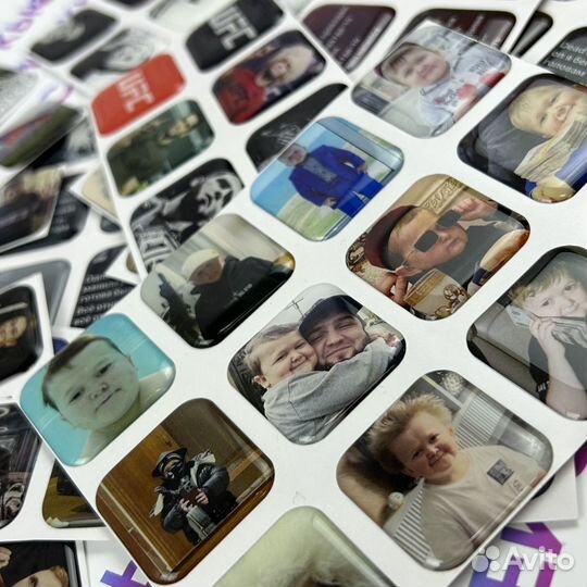 3D наклейки стикеры с Вашим дизайном опт