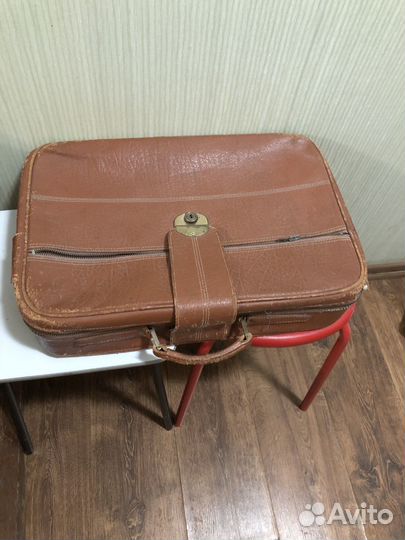 Кожаный чемодан СССР