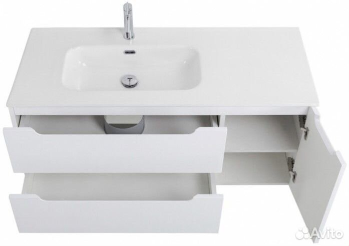 Тумба с раковиной BelBagno Etna 120-BB1200ETL-L Bianco Lucido