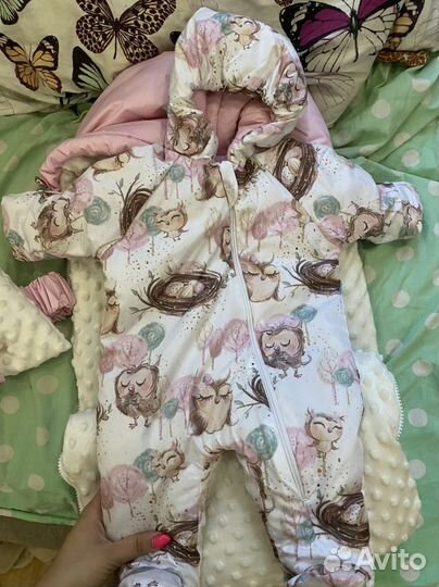 Конверт на выписку для девочки