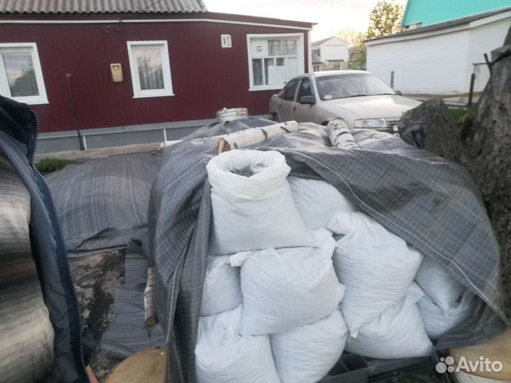 Щебень, песок в мешках