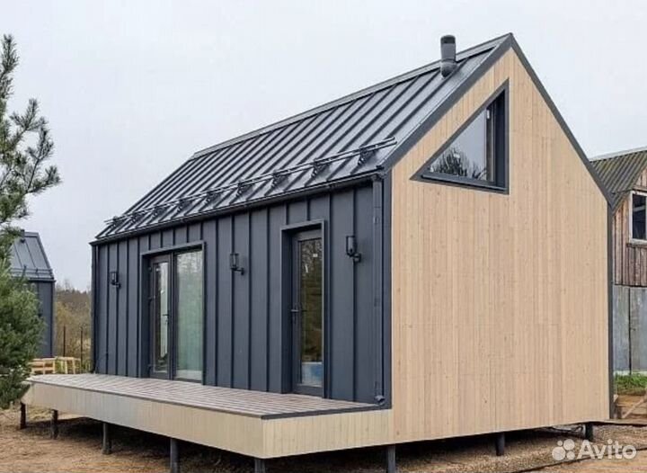 Каркасный дом Barn House 7*5 м