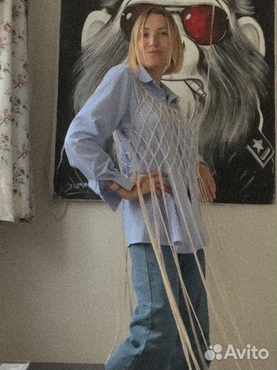 Плету super актуальные платья / туники макраме