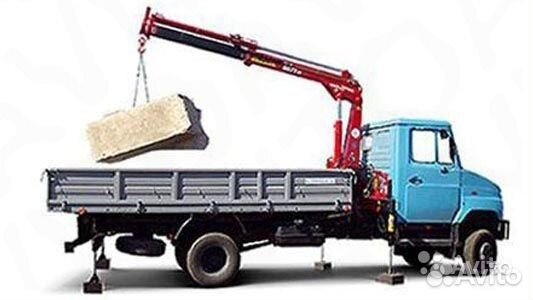 Аренда и услуги манипулятора, стрела 3 т, 8 м, борт 5 т, 4.5 м