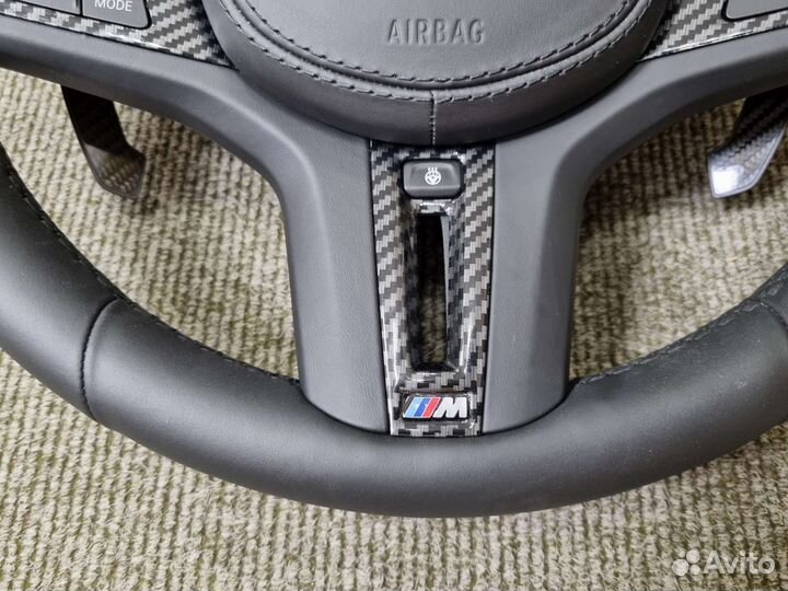 М Руль Карбон на BMW G30 X5 G05 G32 G12 G15 G20