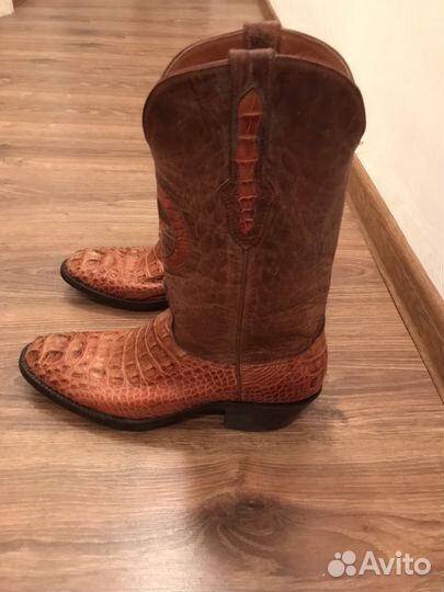 Сапоги муж казачки крокодиловые