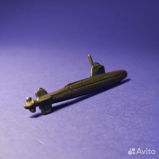 Подводная Лодка вмф СССР 1960е Зажим для галстука