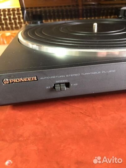 Виниловый проигрыватель pioneer