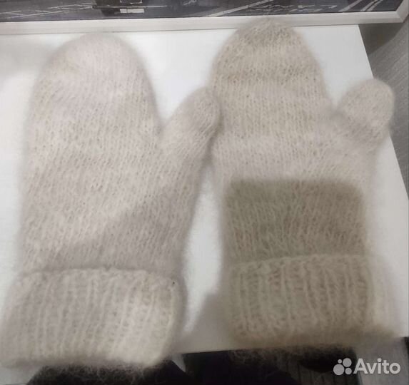 Варежки из собачьей шерсти