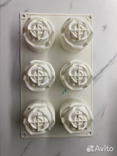 Силиконовая форма молд розы