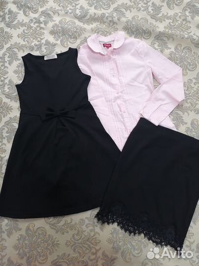 Одежда для девочки пакетом (школьная форма)