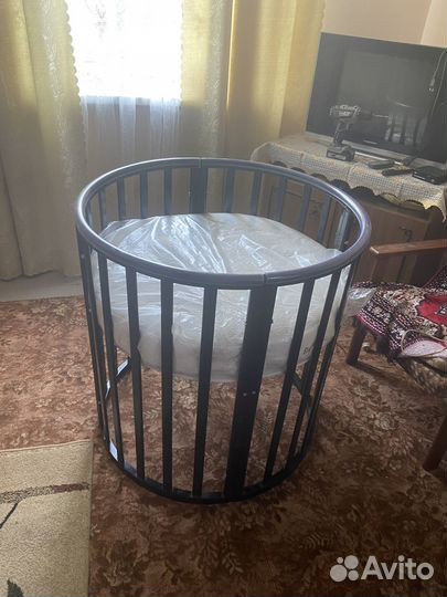 Детская кроватка круглая
