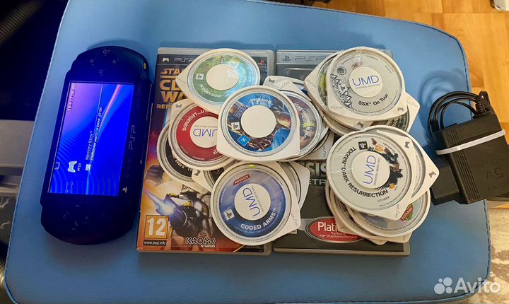 Sony PSP 64Gb + 23 диска