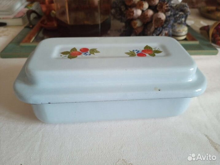 Эмалированный лоточек (винтаж)
