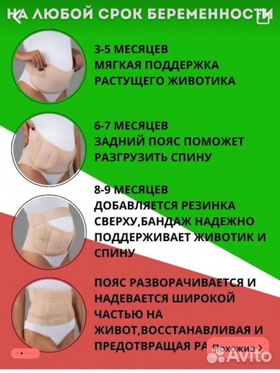 Бандаж для беременных и после родов