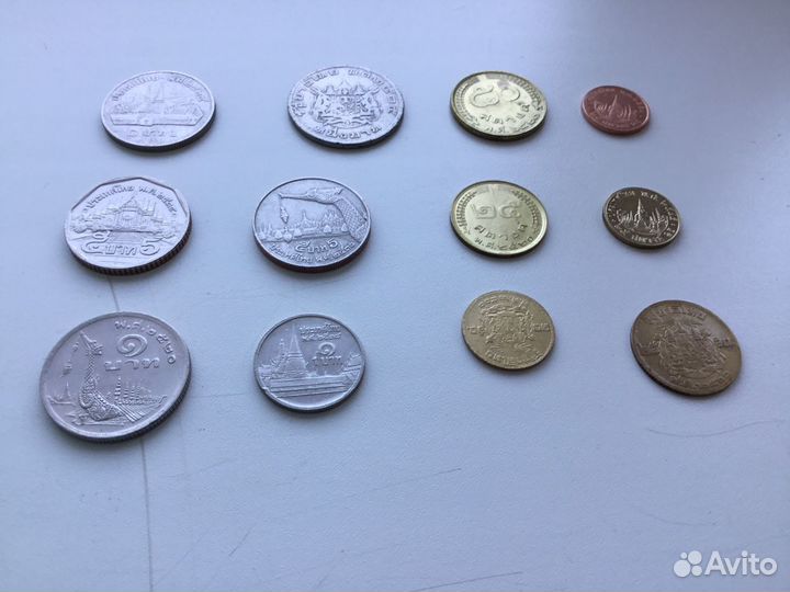 Монеты Тайланда и Маврикия