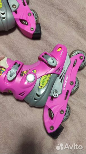 Роликовые коньки детские раздвижные