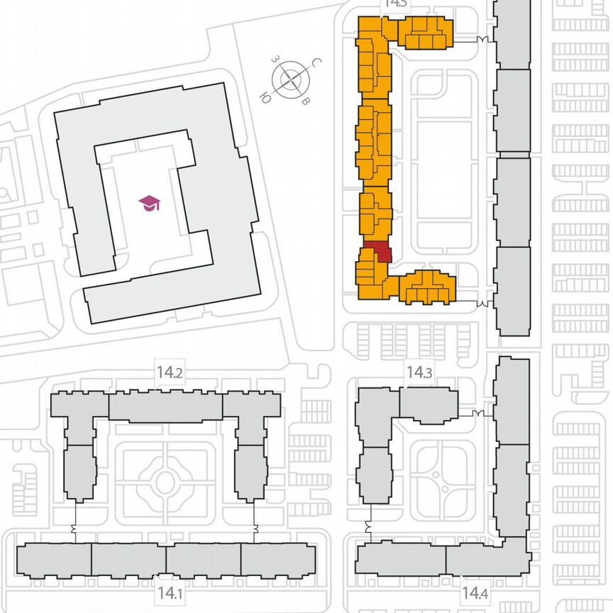 3-к. квартира, 75,6 м², 1/8 эт.