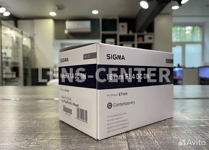 Sigma 16mm f/1.4 DC DN Fujifilm X-mount