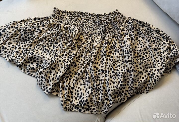 Леопардовая юбка hm