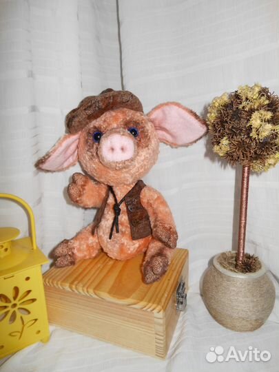 Поросенок Тедди ручная работа
