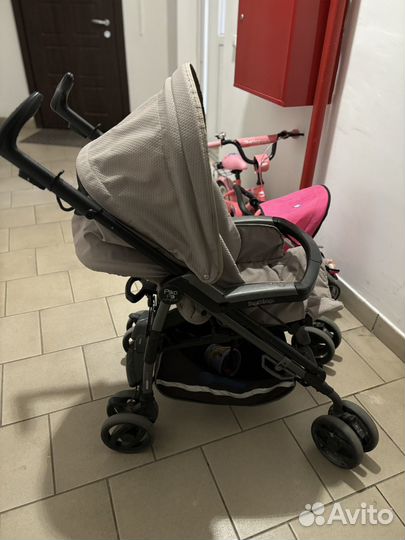 Прогулочная коляска peg perego трость