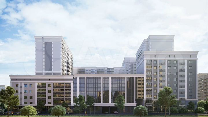 1-к. квартира, 63 м², 8/14 эт.