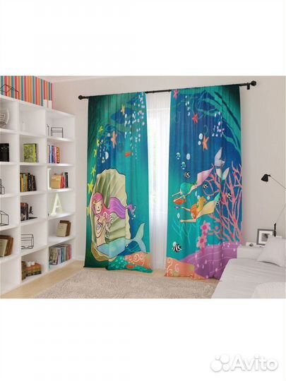 Шторы новые, фотошторы детские