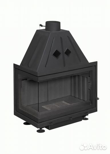 Каминная топка Экокамин Альфа 700 два стекла