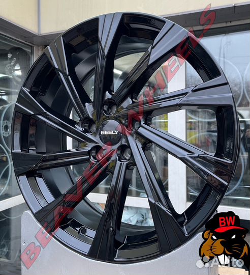 Диски R19 5x108 Geely Tugella full black