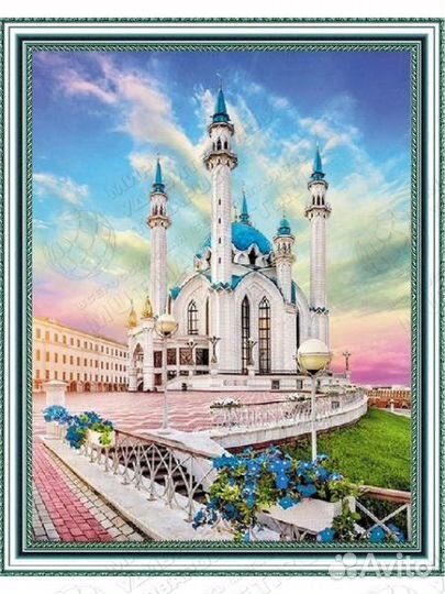 Алмазная мозаика (круглые стразы) 40*50см HWA3360