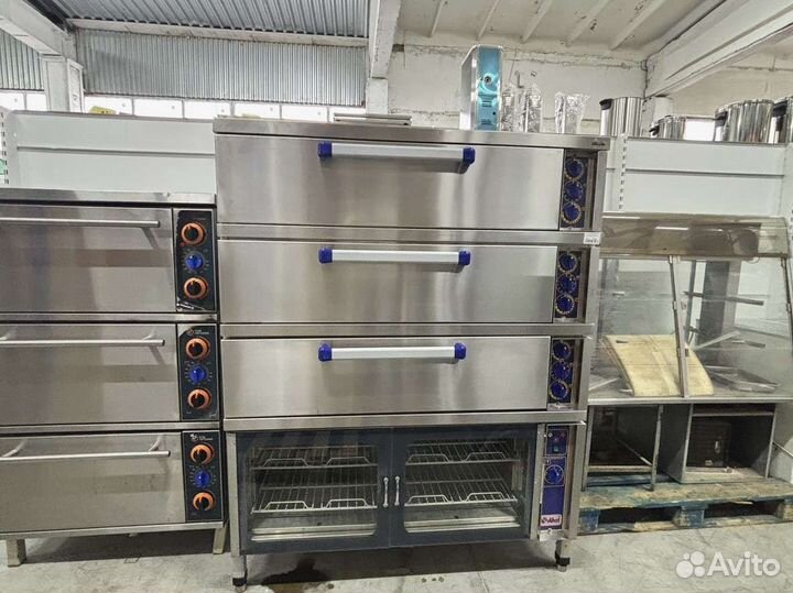 Шкаф пекарский Abat эш-3К с Шкаф расстоечный Abat шрт 4-эш