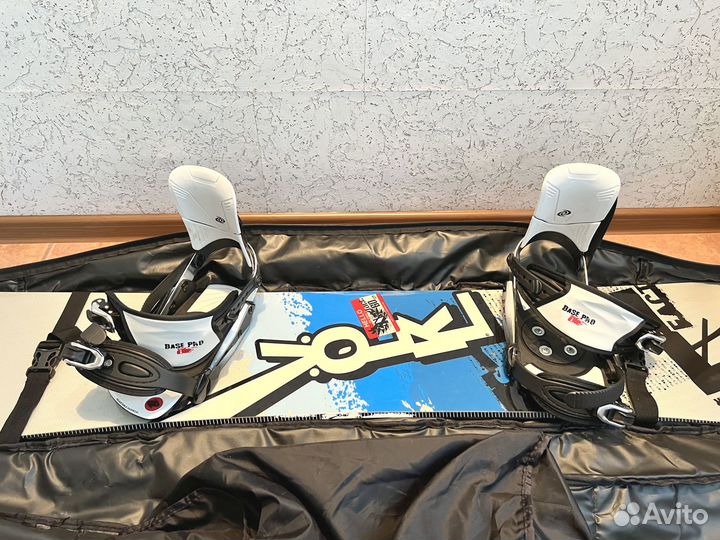 Сноуборд + крепление + ботинки + шлем + очки