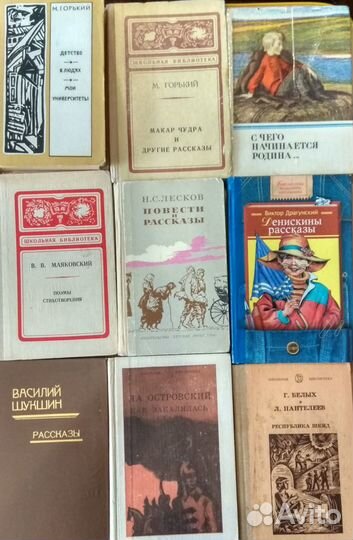 Книги по школьной программе