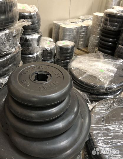 Блины обрезиненные Barbell