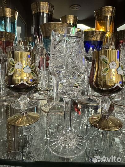 Хрустальные рюмки СССР