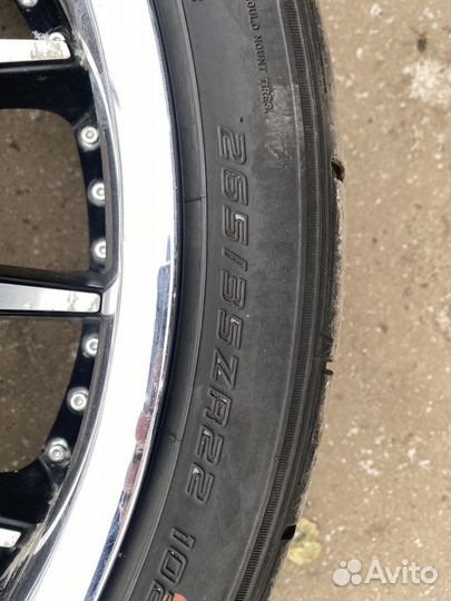 Колеса Dunlop 265/35/R22, диски Lexani