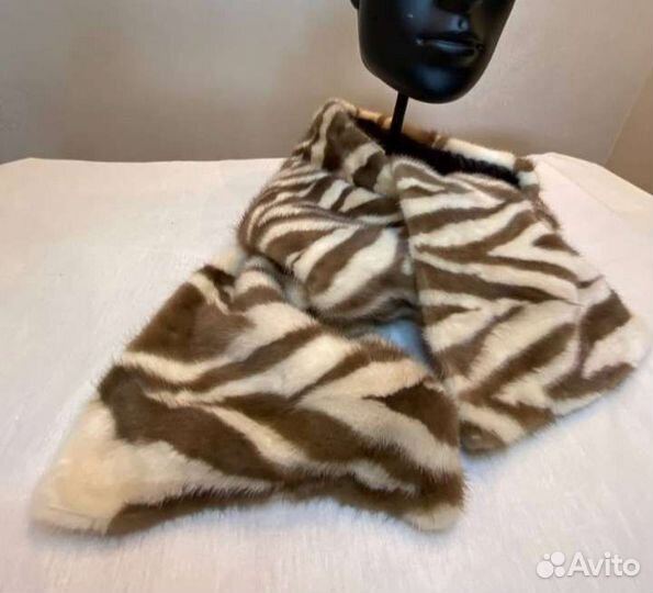 Палантин из меха норки новый
