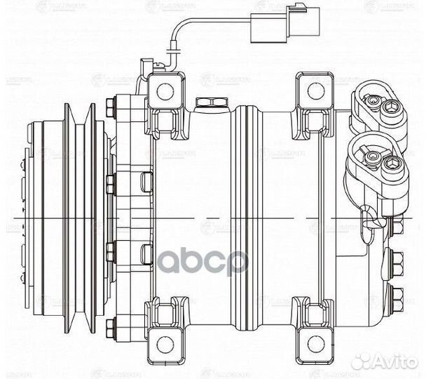 Компрессор кондиц. для а/м Mitsubishi L200 (06