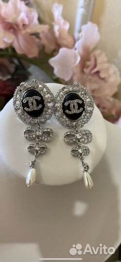 Серьги Chanel, Premium в упаковке