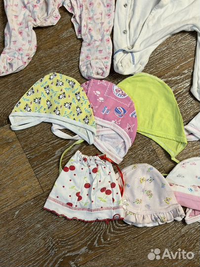 Детские вещи пакетом на девочку 56-68 размер