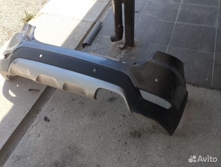 Задний бампер kia rio 4 xline