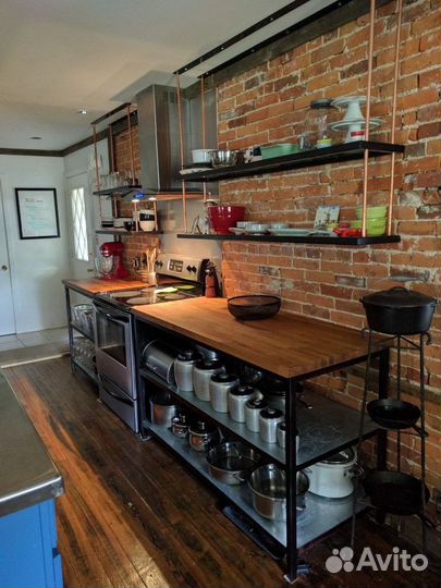 Уличная кухня в стиле лофт